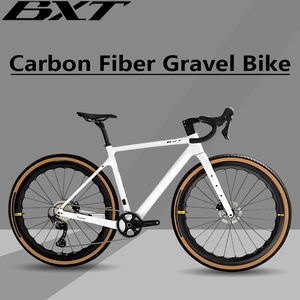 BXT Vélo de <span class=keywords><strong>Gravel</strong></span> en Fibre de Carbone à Frein à Disque 700*40C Vélo de Route Câblage Interne Complet GRX-600 1X11S Vélo Super Léger - Product Image 2