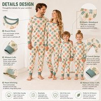 Ensemble de pyjamas assortis pour la famille, tenues assorties mère père enfants, pyjamas pour bébé fille