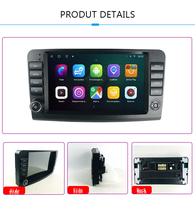 Autoradio 9 pouces pour Mercedes Benz ML GL 2005 - 2012 Android 14 Auto WirelessCarPlay GPS DSP Stéréo 2Din Unité principale de navigation