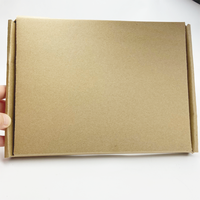 Boîte d'emballage de papier kraft pour produits pliants écologiques à prix abordable