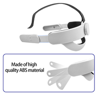Sangle de protection VR réglable améliorée K3 pour Quest 2 avec installation facile, en ABS+PC, poids réduit
