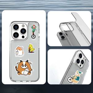 Pour iPhone 17 16 15 14 13 12 étui avec plaque détachable étuis de téléphone portable vierges pour impression UV coque de téléphone de couverture arrière PC détachable - Product Image 4