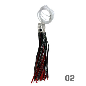 Leurre de jupe de poulpe en résine pour la pêche en haute mer Appât de calmar à naufrage rapide pour les espèces cibles de bar dans les rivières et la pêche à la traîne au gros thon - Product Image 5