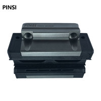 Bloc de guidage linéaire PMI HGW35CC en acier, type compact, pour équipement d'automatisation de routeur CNC