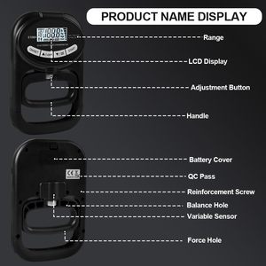 Digital Hand Grip Finger Trainer Wrist Strengthener Battery Powered Electronic Arm <b>Exercise</b> Device - Product Image 2