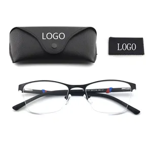 DOISYER 2022 new high end half rimless metal optical frames eyeglasses prescription glasses for women