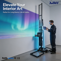 Imprimante murale UV mini, légère, petite, couleurs vives, jet d'encre 3D vertical, machine automatique de peinture murale pour la décoration des bâtiments