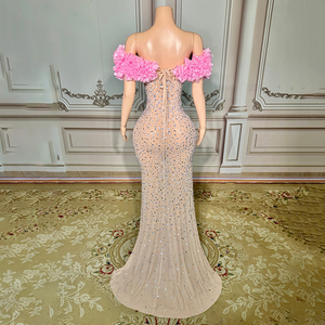 <span class=keywords><strong>Vestido</strong></span> <span class=keywords><strong>de</strong></span> <span class=keywords><strong>flores</strong></span> <span class=keywords><strong>de</strong></span> diamantes <span class=keywords><strong>Vestido</strong></span> <span class=keywords><strong>de</strong></span> <span class=keywords><strong>noche</strong></span> elegante e impresionante <span class=keywords><strong>Vestido</strong></span> sexy <span class=keywords><strong>para</strong></span> mujer Tallas grandes Club nocturno - Product Image 6