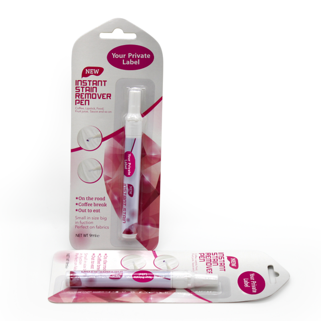 Travel Pack Size Clothes Stain Remover Pen Instant Clean Oil Color Stains OEM Brand Packing