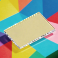 Source Factory High Transmittance Optical Beam Splitter Half Mirror Plate Glass with Customizable Options