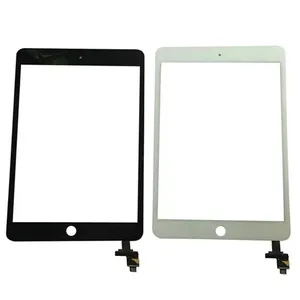 Original qualidade com botão home Touch screen para iPad mini 1 2, Reparação peças tablet touch screen para iPad mini 1/2