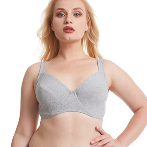 Reggiseno in Cotone Stampato da Donna, Reggiseno Grande con Ferretto, Sujetador Floreale a Copertura Totale, Soutien-gorge Grande Taille Ultra Sottile, Reggiseno Taglie Forti - Product Image 5