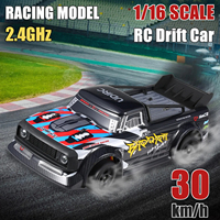 Camión de deriva de alta velocidad con control remoto, vehículo deportivo musculoso RC, 1:16 30 km/h, 1/16 ESP, 380,