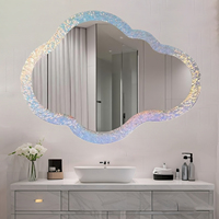 Salle de bain moderne miroir intelligent TV écran tactile avec système WIFI Android lumière LED pour la maison hôtel lavabo armoire