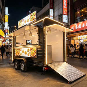 Remolque de Pizza DOT OEM, Camión de Comida Tipo Horse Box, Cocina Móvil Totalmente Equipada, Carrito de Café VIN - Product Image 1