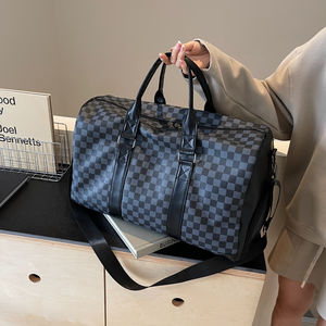 लक्जरी चमड़े के डफ़ल डिजाइनर उच्च गुणवत्ता वाले pसप्ताहांत वाटरप्रूफ महिला पुरुष कस्टम लोगो डफ़ल यात्रा बैग - Product Image 4