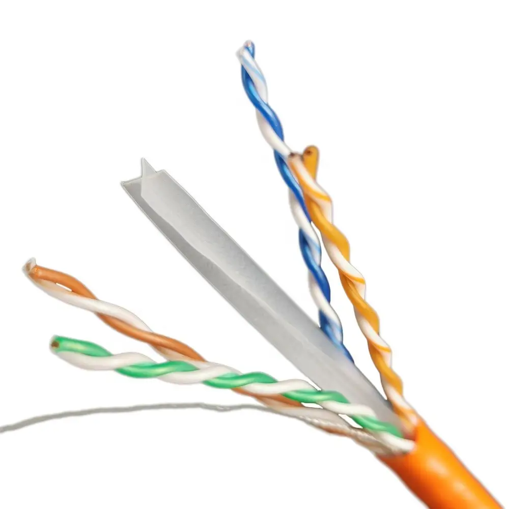 Rj45 cat6 roll 305m cat 6 24awg utp lanケーブル純銅イーサネットケーブル通信ケーブルネットワーク用