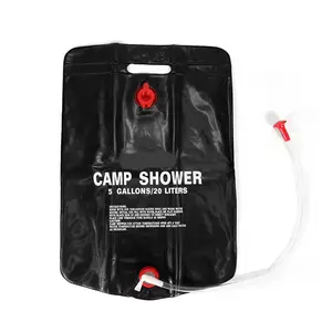 Camping Douche Bag 20L 5 Gallon Draagbare Opknoping Douche Solar Waterzak Camping Accessoires