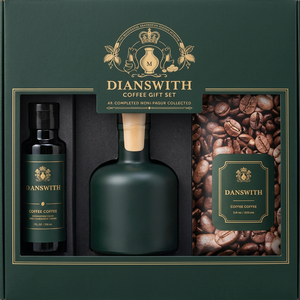 DIANSWITH Coffee Gift Set Luxury Glass Bottle With Coffee Beans And Cream 1FL OZ 250ML Exquisite Packaging - Product Image 1