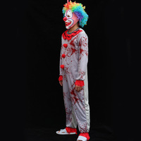Costume de Clown Effrayant pour Halloween, Maison Hantée Terrifiante et Salle Secrète, Vente Directe d'Usine