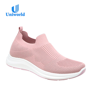 Uniworld Vietnam usine de haute qualité respirant tricoté haut <span class=keywords><strong>sorel</strong></span> baskets femmes <span class=keywords><strong>chaussures</strong></span> moulées par injection - Product Image 2