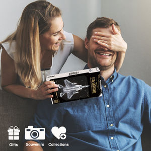 Piececool F 15 Fighter Puzzle 3D in Metallo Moderno Kit Modello di Aereo Fai-da-Te Assemblaggio Dettagliato Regalo da Collezione per Adulti e Bambini - Product Image 4