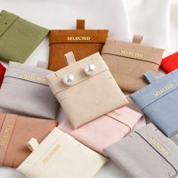 Almohadillas para Joyería con Logotipo Personalizado en Lámina Dorada para Pendientes, Collares, Pulseras y Cartulinas de Joyería, Almohadillas Blancas para Pendientes de Botón