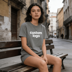 Camisetas de Manga Corta para Hombre, Estilo Urbano, 100% Algodón, Transpirables, con Logotipo Personalizado - Product Image 3
