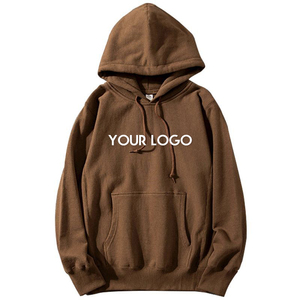 Pull-over de luxe en coton épais grande taille avec logo imprimé en relief personnalisé – Hoodies vierges épais - Product Image 6