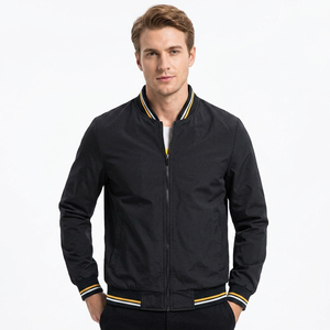 Hot Selling Custom Unisex Plus Size White Stand Collar Bomber <b>Jacket</b> Front Logo Windproof Anti-Bacterial Waterproof Breathable - Product Image 1