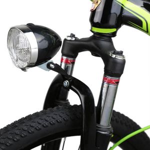 <b>Bicycle</b> Vintage Front <b>Light</b> With Clear Lens And Chrome Finish For Classic Bike Lighting Upgrade - Product Image 2