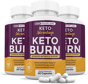 Cápsulas Keto Diet OEM ODM, Cápsulas para Quemar Grasa y Adelgazar, Cápsulas Keto BHB para Bloquear Carbohidratos, Refuerzo Inmunológico, Marca Privada - Product Image 1