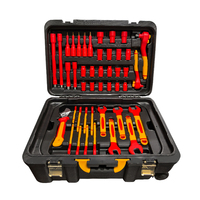 VDT-43 68 pièces Chariot à outils isolé Outils automobiles Kits d'outils Ensemble d'outils professionnels pour mécaniciens