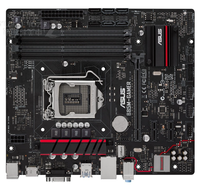 Bon prix, carte mère B85M-GAMER d'occasion, LGA 1150, quatre emplacements DDR3, chipset Intel B85, 32 Go, USB3.0, SATA, PC de bureau
