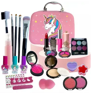 Fille beauté jeu de rôle licorne cosmétiques jouet ensemble cadeau promotionnel jouets de maquillage éducatifs pour les enfants