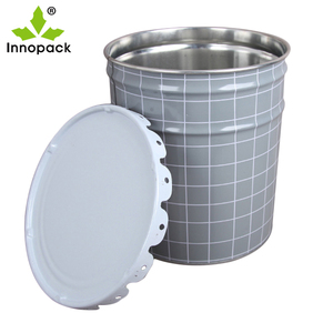 ถังโลหะพร้อมฝาปิดพิมพ์ลาย18กก. สีป้องกันสนิมสำหรับ18L - Product Image 6