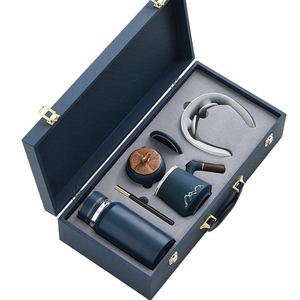 Regalos Promocionales IStapromo, Juego de Regalos Corporativos de Lujo Personalizados para Clientes, Cuaderno, Taza de Té de Cerámica, Aparato para la Columna Cervical - Product Image 1