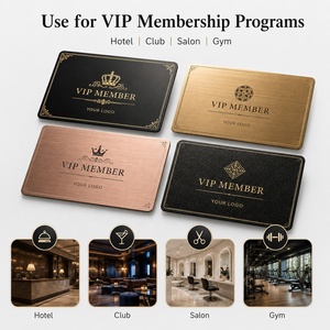 <span class=keywords><strong>Carte</strong></span> de membre VIP personnalisée en métal, acier inoxydable noir et or, pour hôtel, club, salon, Tarjeta VIP, <span class=keywords><strong>Carte</strong></span> Membre, OEM, en gros - Product Image 2