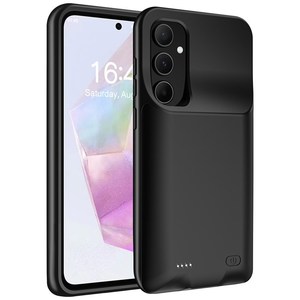 Pour <span class=keywords><strong>Samsung</strong></span> Galaxy A55 5G <span class=keywords><strong>10000mAh</strong></span> Power Bank étui de téléphone en TPU <span class=keywords><strong>batterie</strong></span> <span class=keywords><strong>externe</strong></span> chargeur étui - Product Image 3
