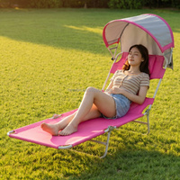 Chaise de plage pliante, chaise longue de bronzage avec trou pour le visage, chaise de bronzage réglable, lit de bronzage d'extérieur