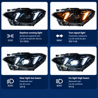 Pour F20 Série 1 116i 2012-2014, ensemble de phares de véhicule, double couleur, 6000K, feux de jour DRL, clignotants, plug and play, 36W, 6000 lumens