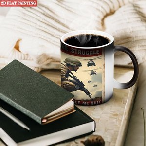 Heat Sensitive Color Changing 11oz <b>Ceramic</b> Mug Sublimation Frosted Black DIY Blank <b>Cup</b> - Product Image 3