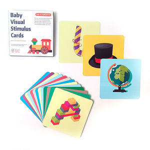 दृष्टि ट्रिगर कार्ड पूर्ण रंग मुद्रण संवेदी खिलौना रंगीन दृश्य उत्तेजना शैक्षिक फ्लैशकार्ड सीखने - Product Image 3