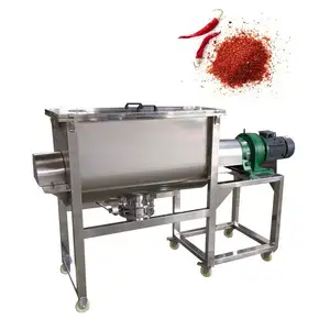Pita 200kg mesin pencampur bubuk pencampur untuk bubuk cuci pencampur bubuk horizontal dengan pemanas