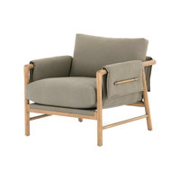Fauteuil de salon design moderne du milieu du siècle, chaise individuelle en chenille pour hall d'hôtel, fauteuils d'appoint en bois pour chambre à coucher