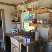 Kits de cabines modulaires en panneaux sandwich de 20 pieds à assemblage rapide, petites maisons conteneurs de luxe étanches, maison préfabriquée mobile simple pour boutique