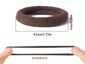 AITONG4.5CM ยางรัด<span class=keywords><strong>ผม</strong></span>สไตล์เกาหลี ผ้าเนื้อดี ยืดหยุ่นสูง ทนทาน สำหรับสุภาพสตรี รุ่น MY-001 ขายส่ง - Product Image 2
