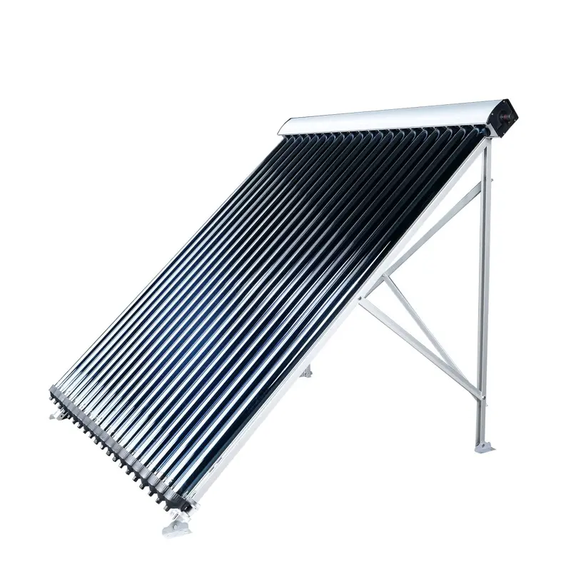 Evacuated tube solar collector with Heat Pipe