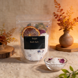 S&Soak Best Seller Sel de mer de l'Himalaya biologique avec huile essentielle d'herbes à la lavande/rose - Sel de bain naturel pour le soin de la peau - Product Image 2