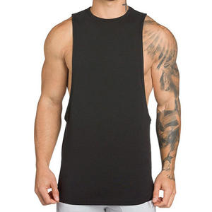 Camiseta sin mangas de corte deportivo para hombre para entrenamiento intenso Chaleco de entrenamiento duradero para hombre con espalda cruzada clásica - Product Image 2